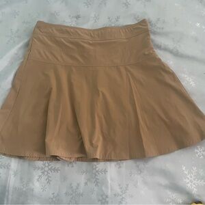 Athleta Camel Skater Skort size 10